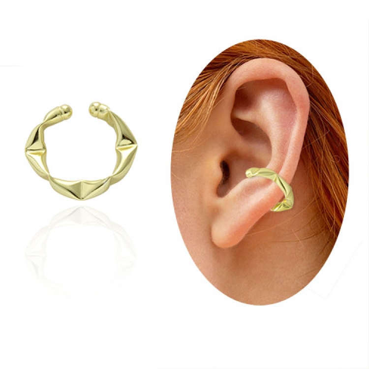 Foto 1 do Produto Piercing Fake de orelha folheado a ouro - Juliette BBB - tamanho M